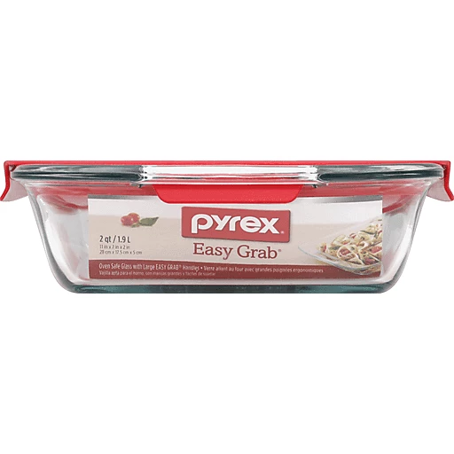 broeden verantwoordelijkheid Aanpassing Pyrex Easy Grab with Lid 7"x11" Oblong Glass Bakeware | Buehler's