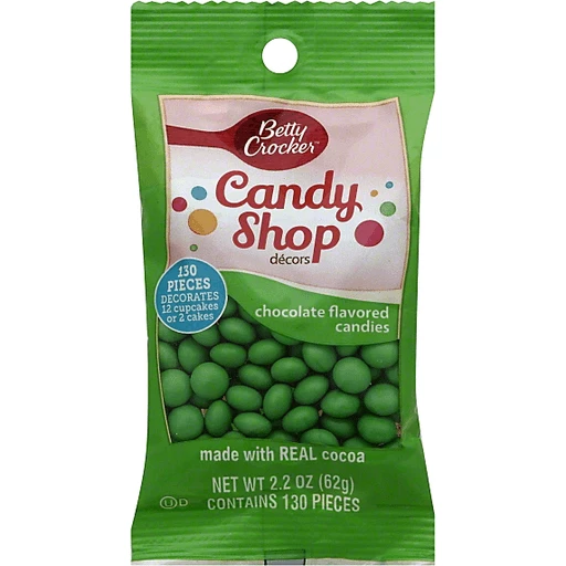 Betty Crocker Candy Shop Chocolate Flavored Candies Green | Tony's