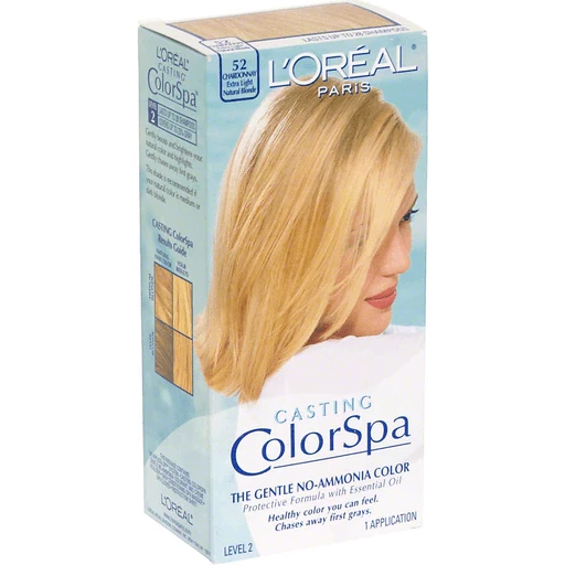 Loreal ColorSpa Casting No-Ammonia Hair Color, Level 2, Extra Light Natural  Blonde 52 | Shop | Foodtown