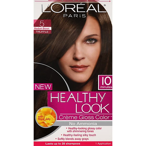 L'Oreal Paris Healthy Look Creme Gloss 5 Medium Brown Truffle | Hair & Body  Care | Real Value IGA