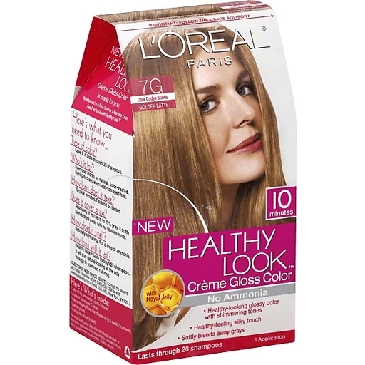 Healthy Look Creme Gloss Dark Golden Blonde Golden Latte 7g Hair Color 1 Kt  Box | Hair & Body Care | Real Value IGA