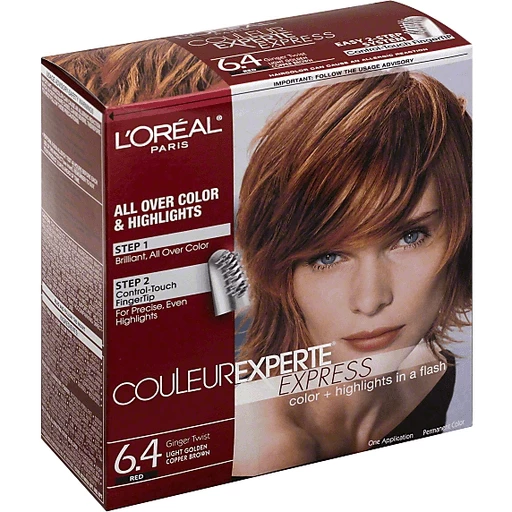 L'Oreal Paris Couleur Experte Hair Color + Hair Highlights, Light Golden  Copper - Brown Ginger Twist, 1 kit | Shop | Phelps Market