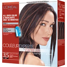 L'Oreal Paris Couleur Experte Hair Color + Hair Highlights, Dark Mahogany  Brown - Chocolate Mousse, 1 kit | Buehler's