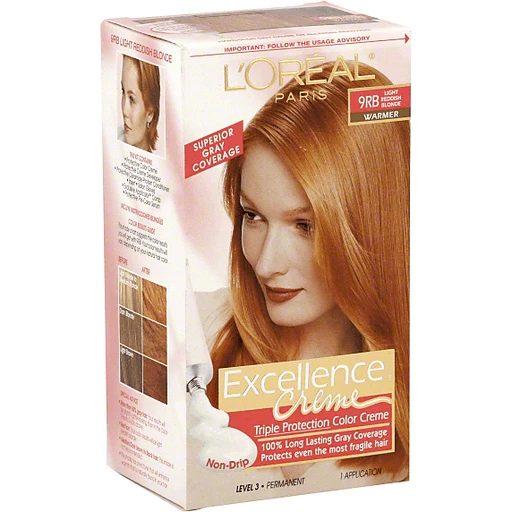 klik Faial Lagring Excellence Triple Protection Color Creme, Level 3 Permanent, Warmer, Light  Reddish Blonde, 9RB | Hair Coloring | Brooklyn Harvest Markets