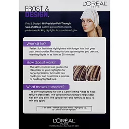L'Oreal Paris Frost and Design Cap Hair Highlights For Long Hair, H85  Champagne, 1 kit | Hair Coloring | Houchen's My IGA