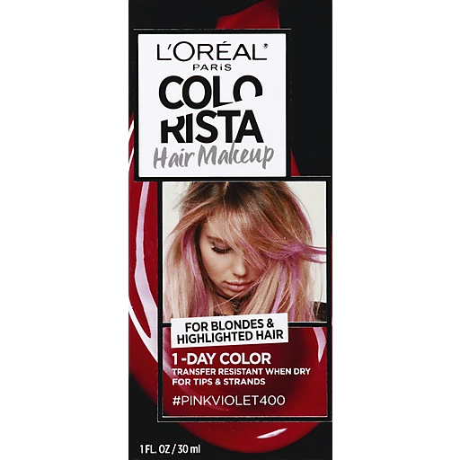 Loreal Colorista Hair Makeup, Pink Violet 400 | L'Oreal | Town & Country  Markets