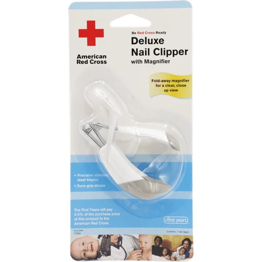 The First Years American Red Cross Nail Clipper, Deluxe, with Magnifier,  from Birth | Clothing and Accessories | Foodtown