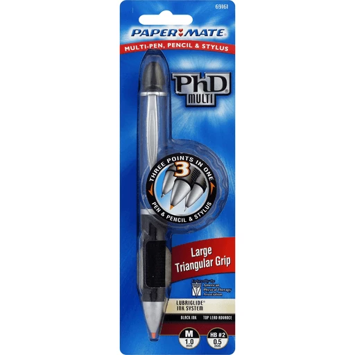 accent Rechthoek Nederigheid Paper Mate PhD Multi Three-in-One Pen, Medium Point 1.0 mm, HB No. 2 0.5  mm, Black Ink | Health & Personal Care | Hays