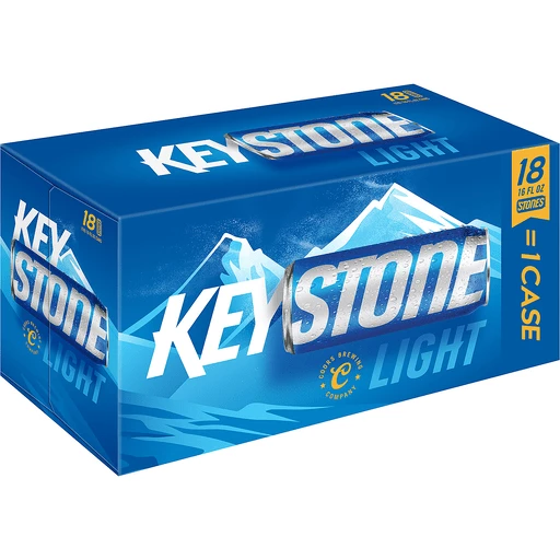 Atlas Oprør næve Keystone Light Lager Beer, 18 Pack, 16 Fl. Oz. Cans, 4.1% Abv | Lagers |  D&W Fresh Market