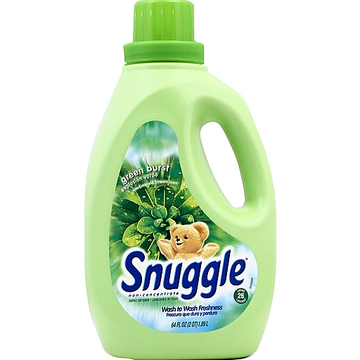 Snuggle® Green Burst Non-Concentrate Liquid Fabric Softener 64 fl. oz. Jug  | Stain Remover & Softener | Dave's Supermarket