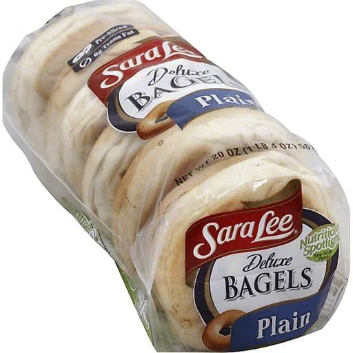 Sara Lee Bagels, Deluxe, Plain | Bagels & Muffins | Chief Markets