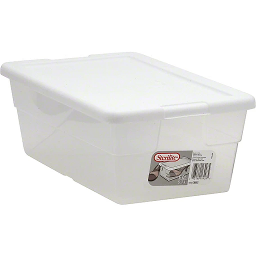 Sterilite Storage Box 6 Qt. Clear | Plastic | Bassett's Market