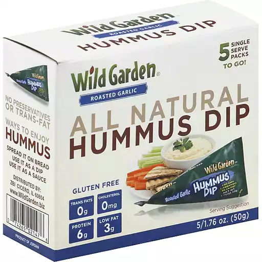Wild Garden Hummus Dip Roasted Garlic Pantry Superlo Foods