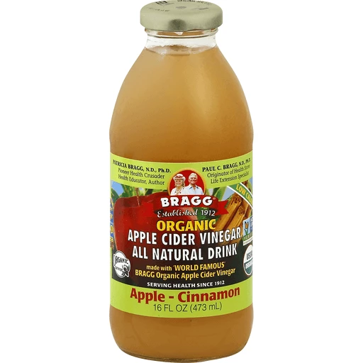 Bragg Apple Cider Vinegar, Organic, Apple Cinnamon | Apple | Lucky's Market