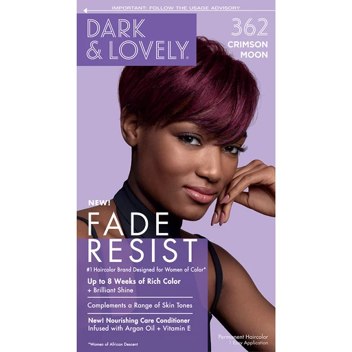 SoftSheen-Carson Dark and Lovely Fade Resist Rich Conditioning Hair Color,  Crimson, 1 kit | Shop | Food Country USA