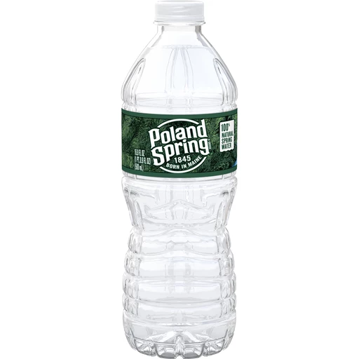 POLAND SPRING Brand 100% Natural Spring Water, 16.9-ounce plastic