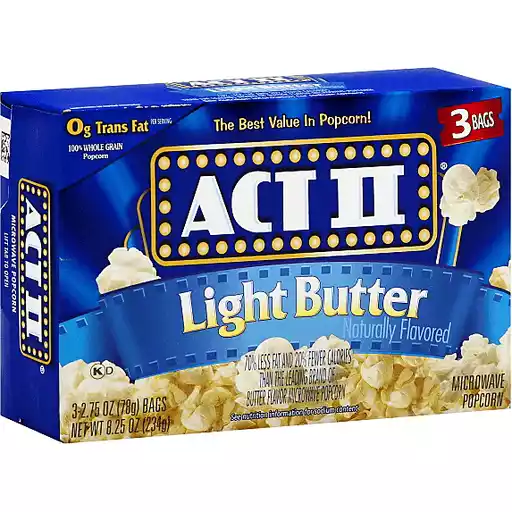Act Ii Microwave Popcorn Light Butter Chips Snacks The Marketplace