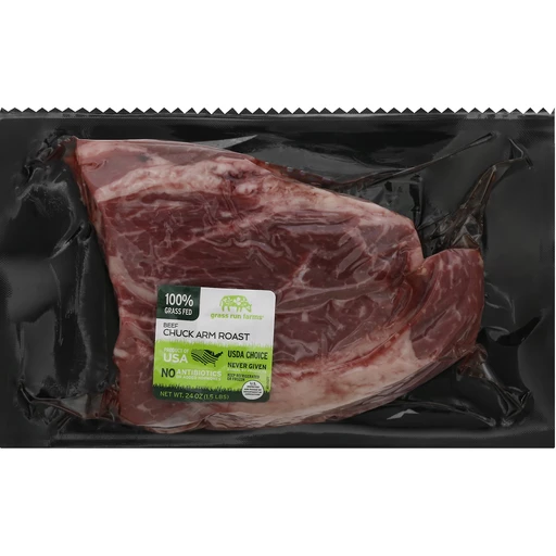 Grass Run Farms Beef, Chuck Arm Roast | Beef Roasts & Ribs | Edwards Food  Giant