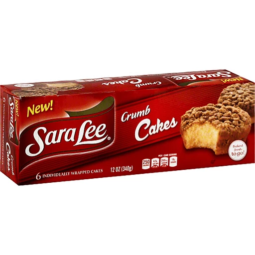 Sara Lee® Crumb Cakes 6 ct Box | Coffee Cake & Strudel | Walt's Food Centers