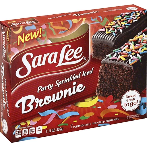 Sara Lee Brownie, Party Sprinkled Iced | Brownies | Needler's Fresh Market