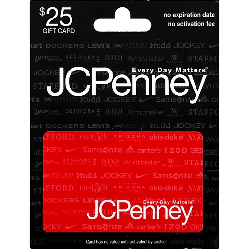 JC Penney Gift Card, $25 | Gift Cards | Needler's Fresh Market