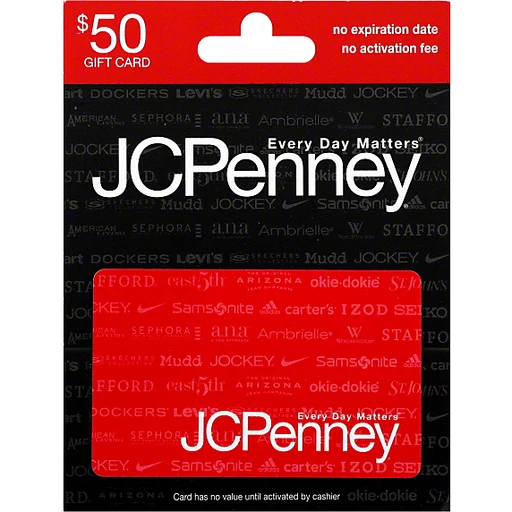 JC Penney Gift Card, $50 | Gift Cards | Dave's Supermarket