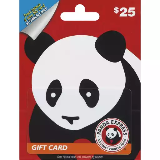 Panda Express Gift Card 25 Gift Cards Ken S Korner Red Apple