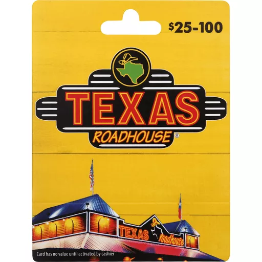 Texas Roadhouse Gift Card 1 Ea Gift Cards My Country Mart Kc Ad Group
