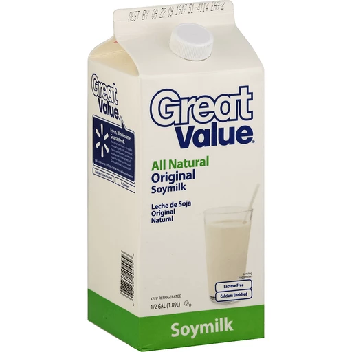 Great Value Soymilk, Original | Dairy | Priceless Foods