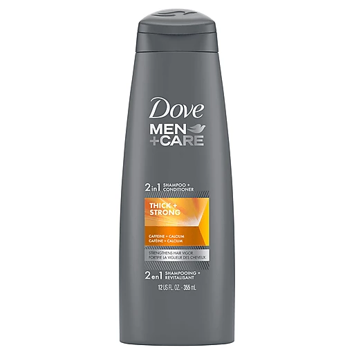 Dove Men+Care Fortifying 2 in 1 Shampoo and Conditioner Thick and Strong  with Caffeine 12 oz | Shampoo | Food Country USA