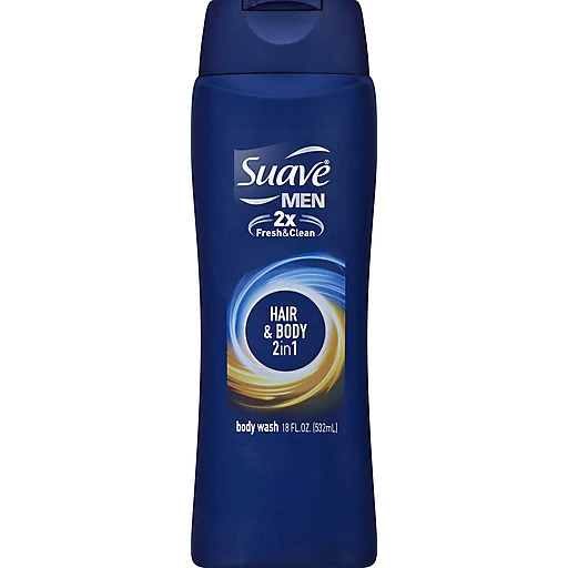 Suave Men Hair and Body Wash 2 in 1 18 oz | Bar Soap & Body Wash | Lake  Mills Market