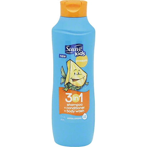 Suave Kids 3 In 1 Shampoo + Conditioner + Body Wash Pineapple | Hair & Body  Care | Valli Produce - International Fresh Market