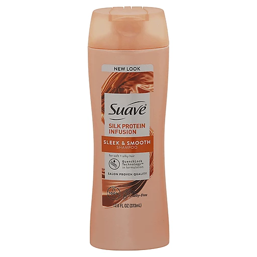 Suave Shampoo, Sleek & Smooth, Silk Protein Infusion  fl oz | Shop |  Lake Mills Market