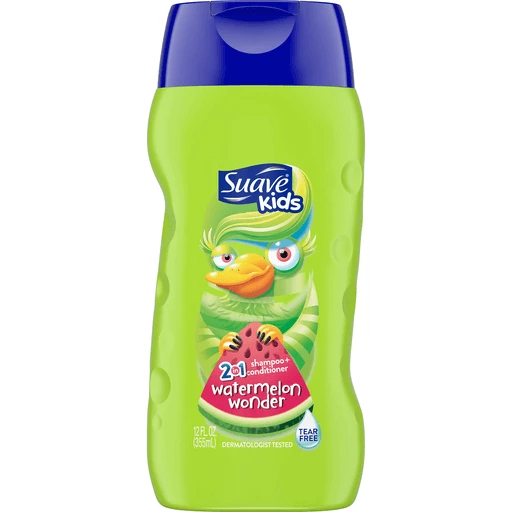 bruger Potentiel Abe Suave Kids 2 in 1 Shampoo and Conditioner Watermelon Wonder, 12 oz |  Buehler's