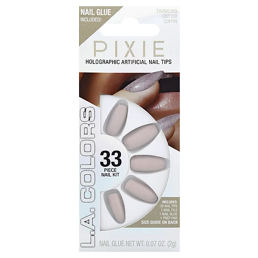 La Colors Pixie Twinkling Holographic Artificial Nail Tips 1 Ea | Shop |  Martin's Country Market