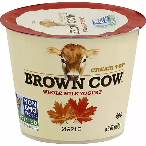 Image result for brown cow yogurt