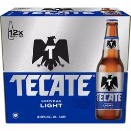 Tecate Light Mexican Lager Beer 12