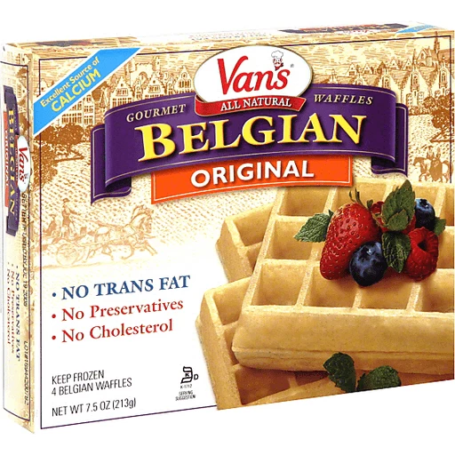 Van's® Simply Delicious Homestyle Belgian Waffles, 6 Count (Frozen) |  Waffles | Needler's Fresh Market