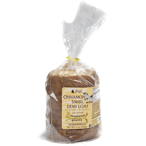 Jennylee Cinnamon Swirl Demi Loaf | Sweet Bread | Hugo's Family Marketplace