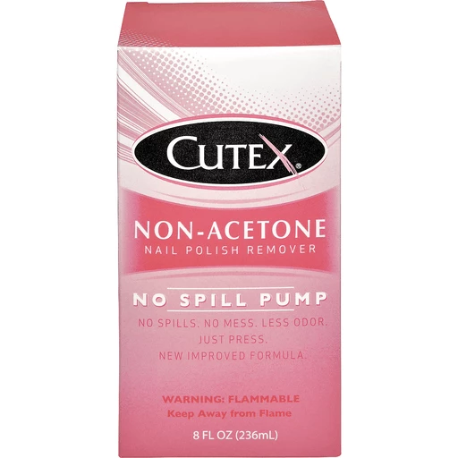 Cutex Non-Acetone No Spill Pump Nail Polish Remover | Nail Care | Priceless  Foods