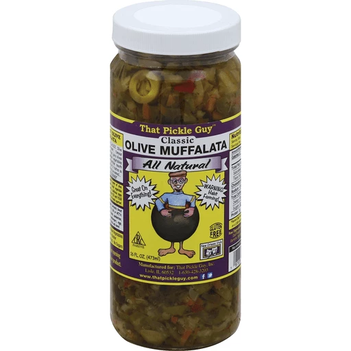 That Pickle Guy New Orleans Style Classic Olive Muffalata, Spicy, All  Natural