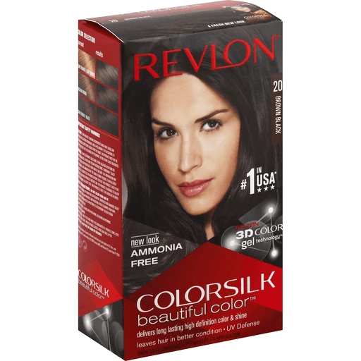 Revlon Beautiful Color Permanent Haircolor, Brown Black 20 | Hair Coloring  | Wright's Food Center