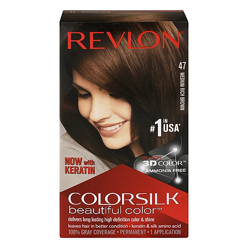 Colorsilk Beautiful Color 47 Medium Rich Brown Permanent Hair Color 1 ea | Hair  Coloring | Price Cutter