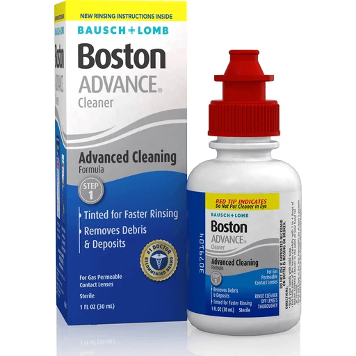 nauwkeurig Weinig verdund Boston ADVANCE Cleaner Contact Lens Solution for Rigid Gas Permeable Lenses  – from Bausch + Lomb, 1 fl. oz. | Eye & Contacts Care | Bassett's Market