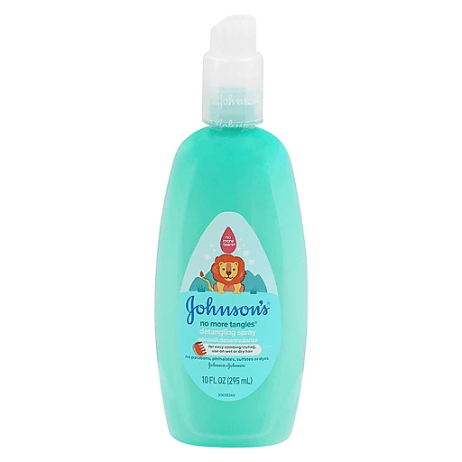 Johnson's No More Tangles Hair Detangling Spray, Tear Free, 10 fl. oz | Baby  Bath and Shampoo | DeLaune's Supermarket