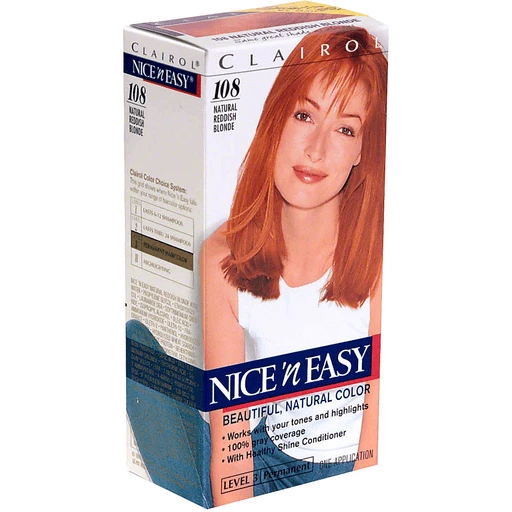 Clairol Nice 'N Easy Haircolor, Natural Reddish Blonde 108 | Hair Coloring  | My Country Mart (KC Ad Group)
