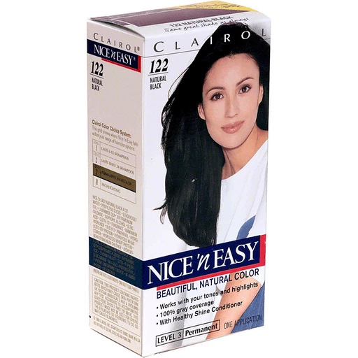 Clairol Nice 'N Easy Haircolor, Natural Black 122 | Shop | Pruett's Food