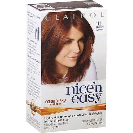Nice N Easy Nice 'N Easy Permanent Color, Natural Medium Auburn 111 |  Styling Products | Robert Fresh Shopping