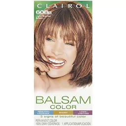 Clairol Balsam Hair Color 608B Light Bronze Brown 1 Kit | Styling Products  | Hugo's Family Marketplace