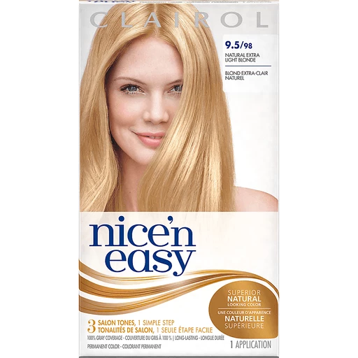Clairol Nice 'N Easy Permanent Color /98 Natural Extra Light Neutral  Blonde | Hair Coloring | Matherne's Market